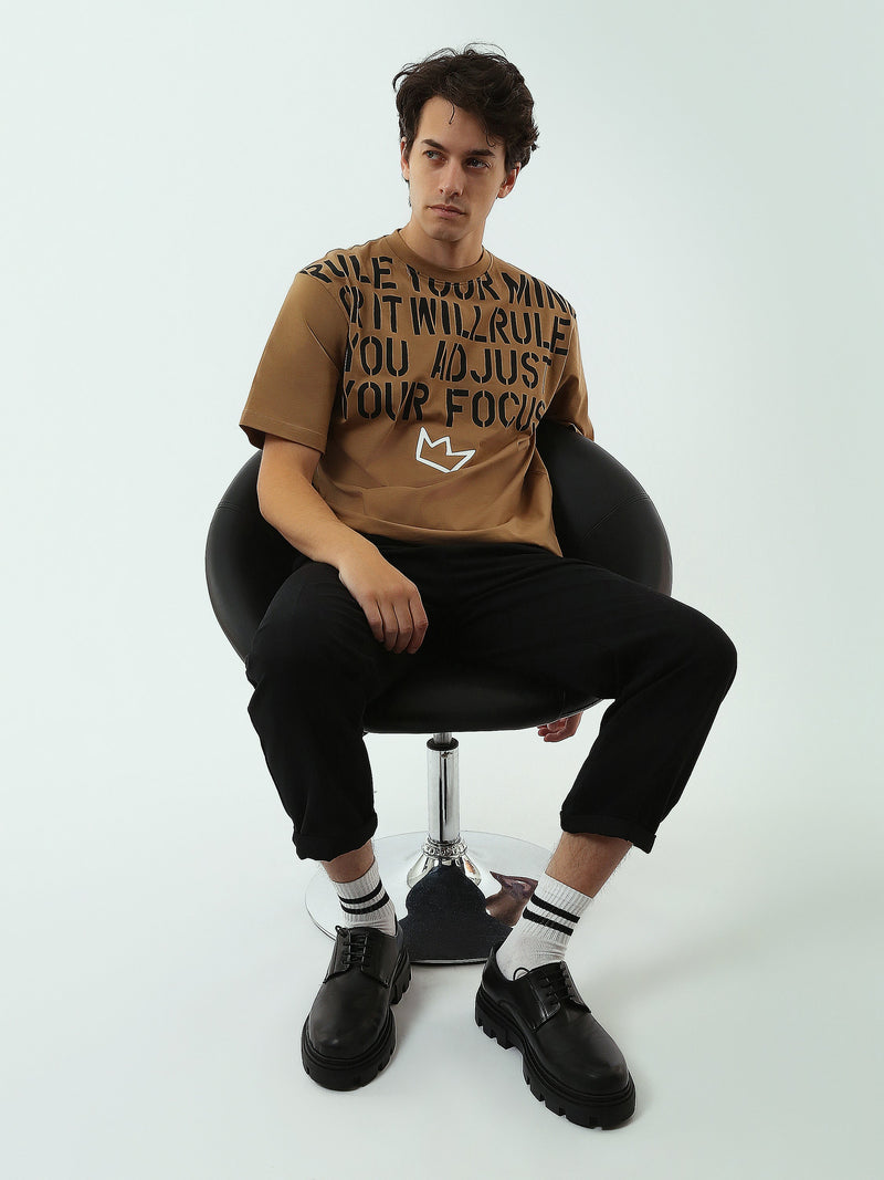 T-shirt Homme avec Imprimé Motivational - Confort et Style Unique - TSH25SPRO20238TM1