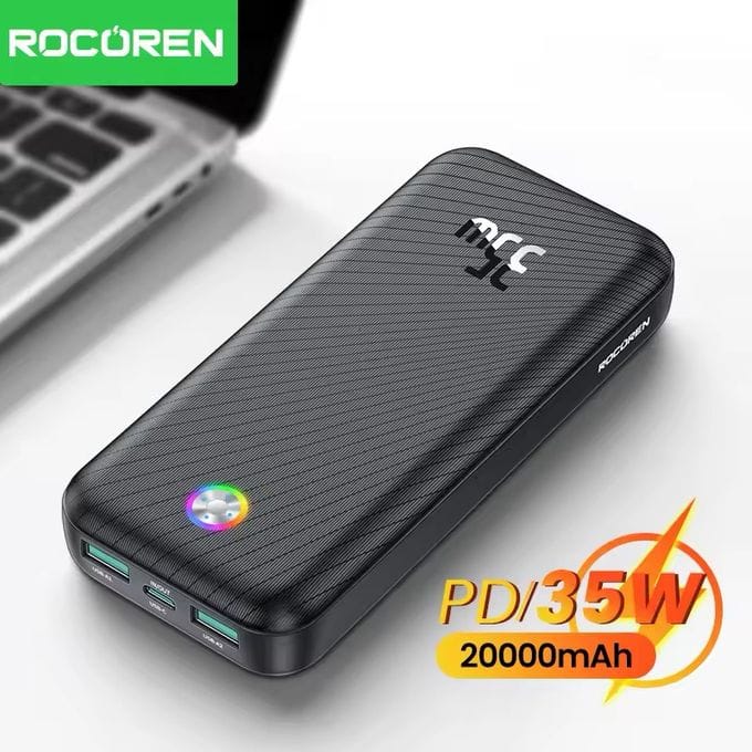 Rocoren Haoyue Pro Power Bank 20000mAh 35W - Charge Rapide
