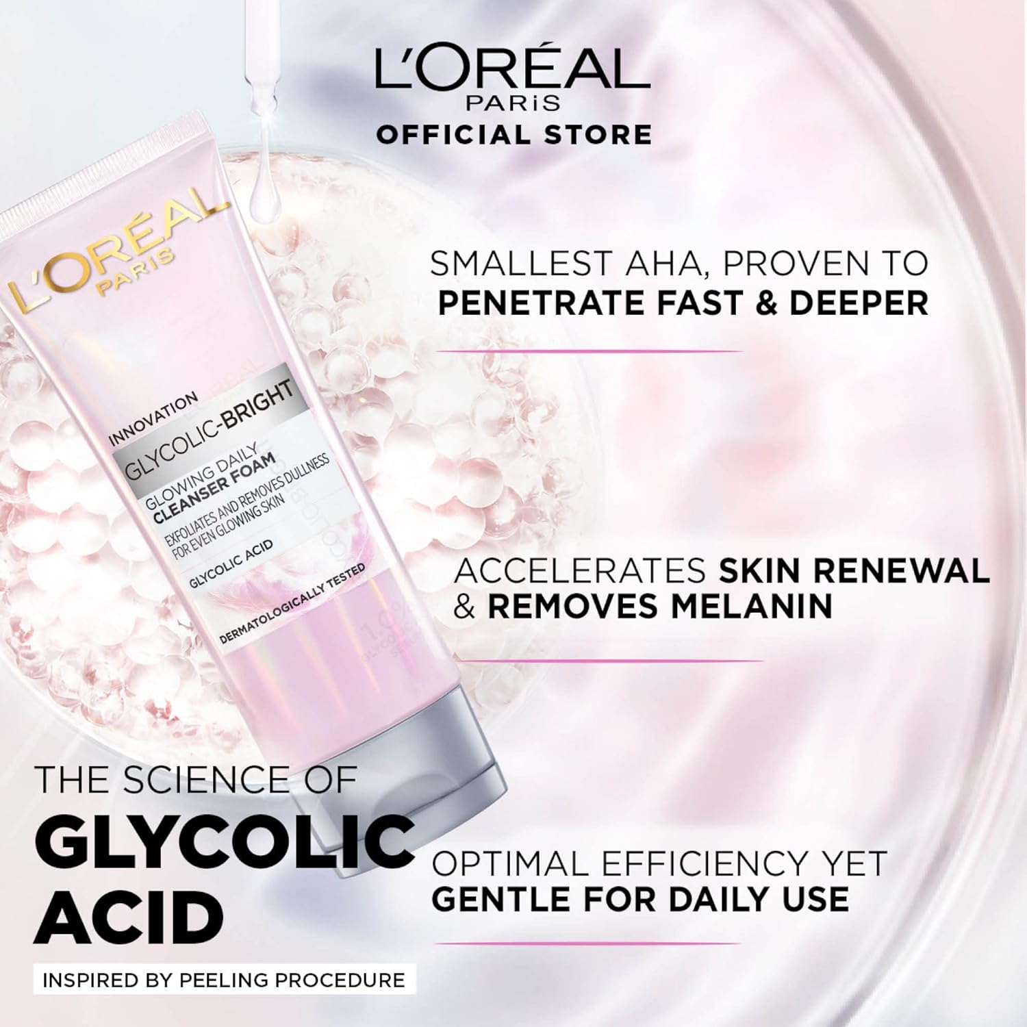 GLYCOLIC BRIGHT GEL NETTOYANT 100ML