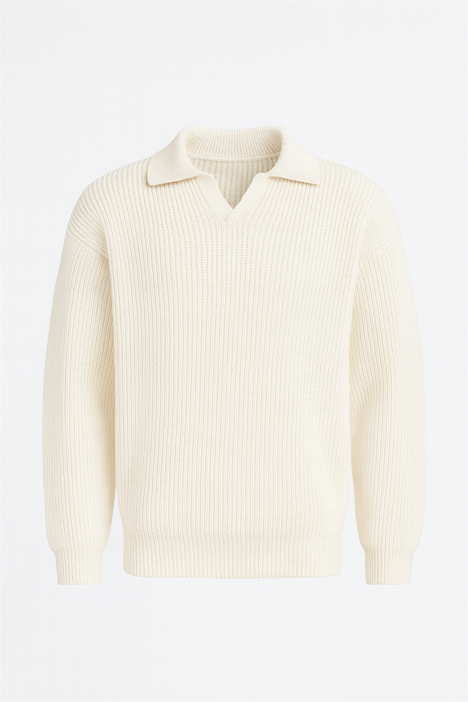 Pull Homme Joris Polo en Maille Selanik Oversize