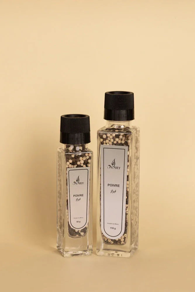 MIX DE POIVRES EN MOULIN 110G - Justyol