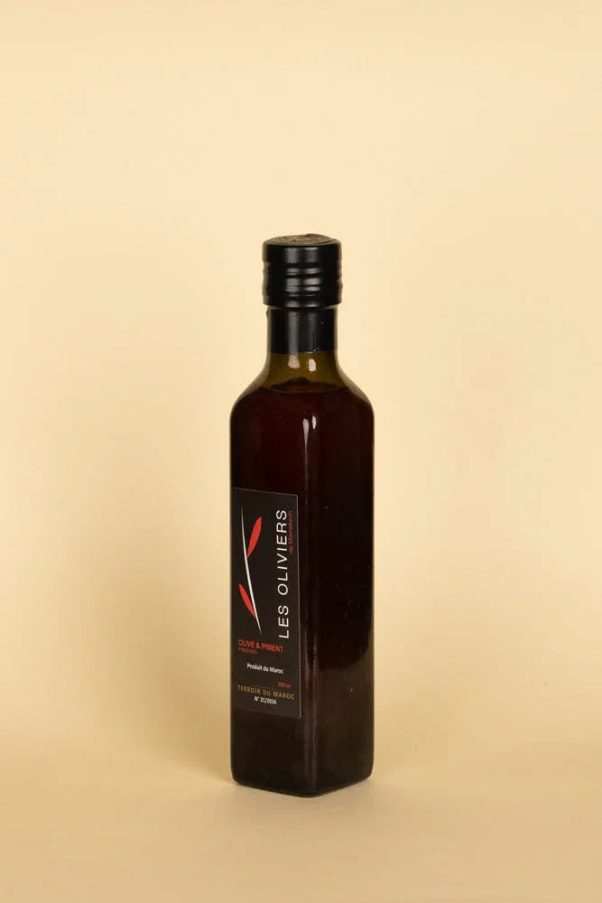 HUILE VIERGE EXTRA PIMENT FORT 250ML - Justyol