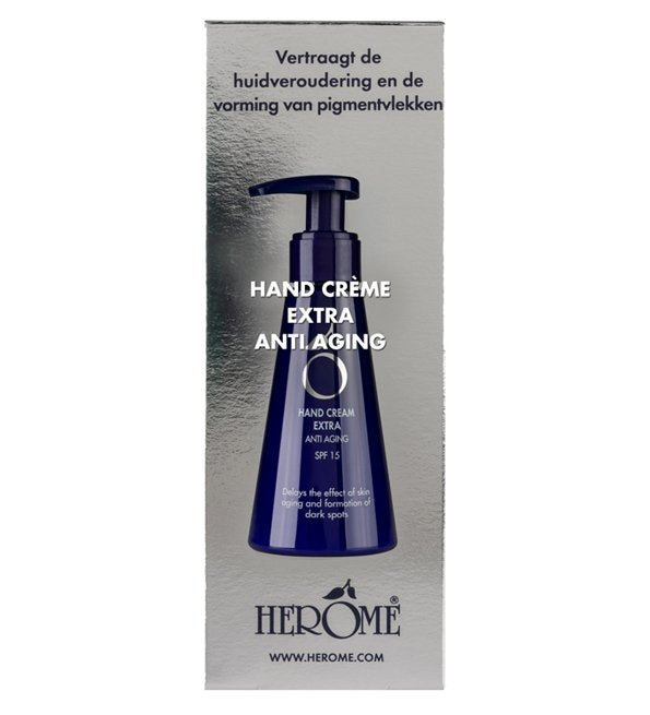 Herôme Crème Mains Anti-Âge Anti-Pigmentation Collagène + Vitamine A (Rétinol)- 120 ml