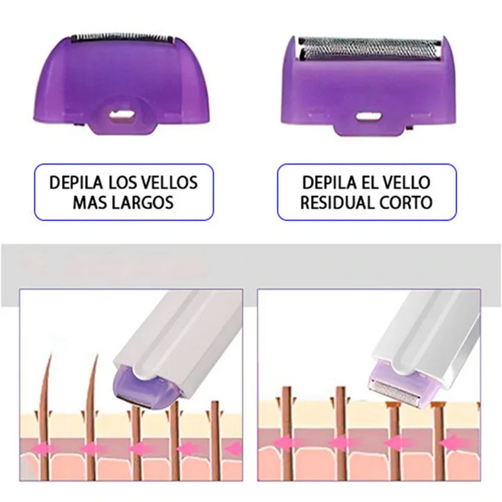 Épilateur Électrique Yes! Rechargeable – Élimination Douce et Sans Douleur des Poils