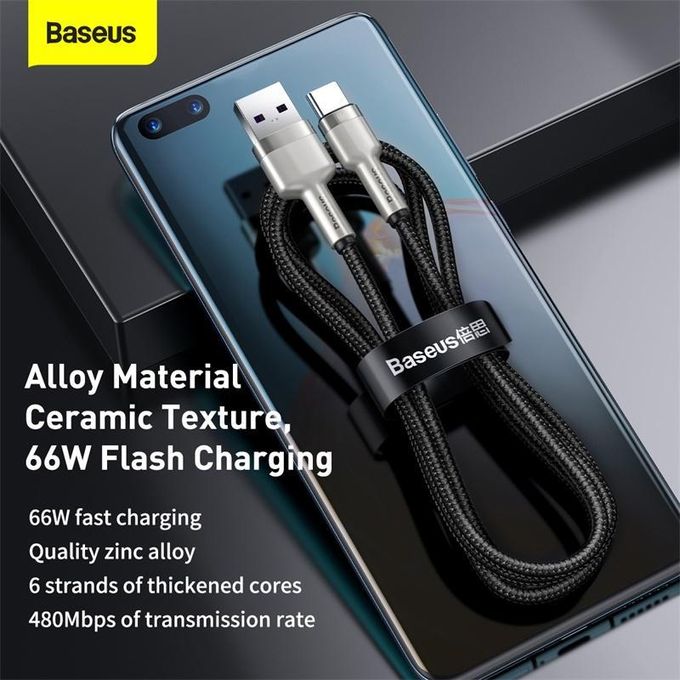 Baseus Cafule Câble USB-C Charge Rapide 66W 6A 1m