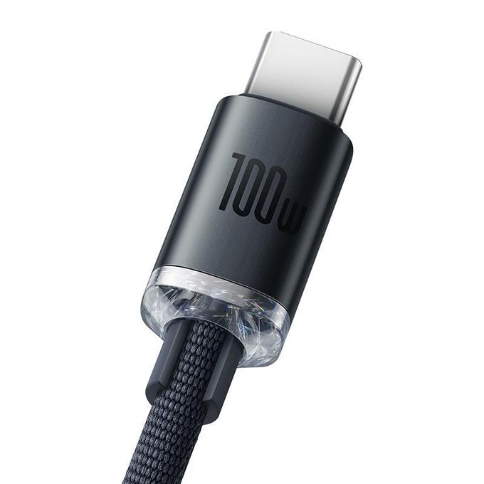Baseus Crystal Shine Câble USB-C Charge Rapide 100W 1,2m