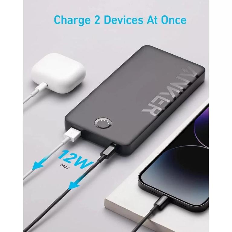 Anker Power Bank 10000mAh – Batterie externe Noir