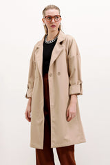 9104 Trench-coat croisé doublé