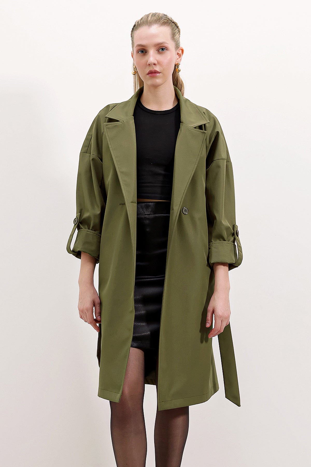 <tc>Trench coat doublé à col croisé 9104</tc>