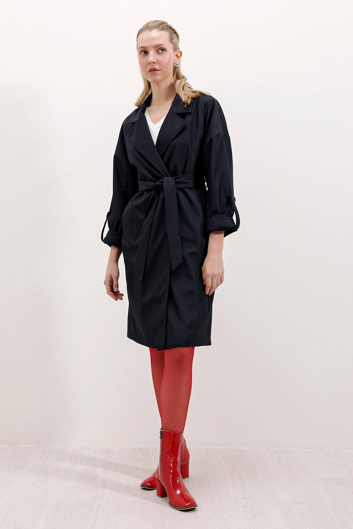 <tc>Trench coat doublé à col croisé 9104</tc>