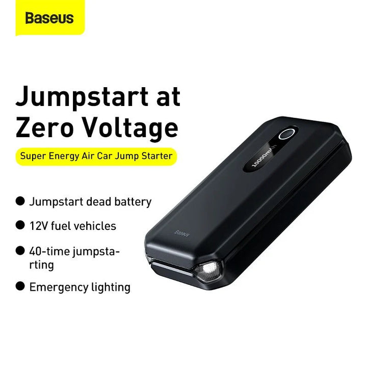 Baseus Super Energy Air 10000mAh 1000A Démarreur de Voiture Booster Batterie