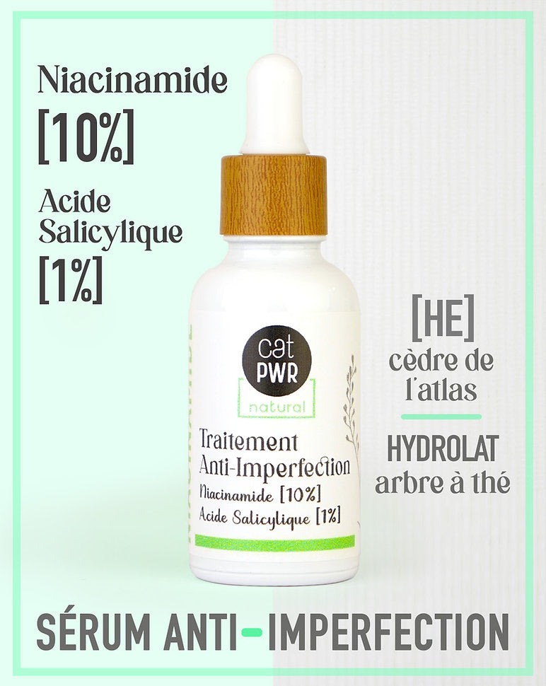 ANTI-IMPERFECTION Sérum NIACINAMIDE [10%] + Acide Salicylique [1%] | UrbanK URBANK