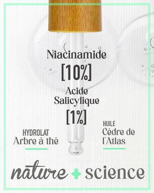 ANTI-IMPERFECTION Sérum NIACINAMIDE [10%] + Acide Salicylique [1%] | UrbanK URBANK