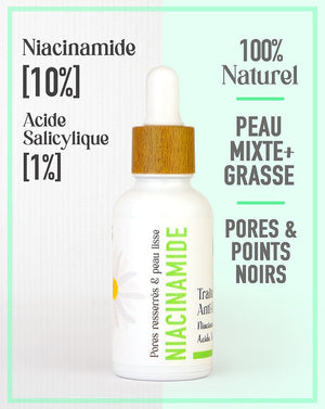 ANTI-IMPERFECTION Sérum NIACINAMIDE [10%] + Acide Salicylique [1%] | UrbanK URBANK