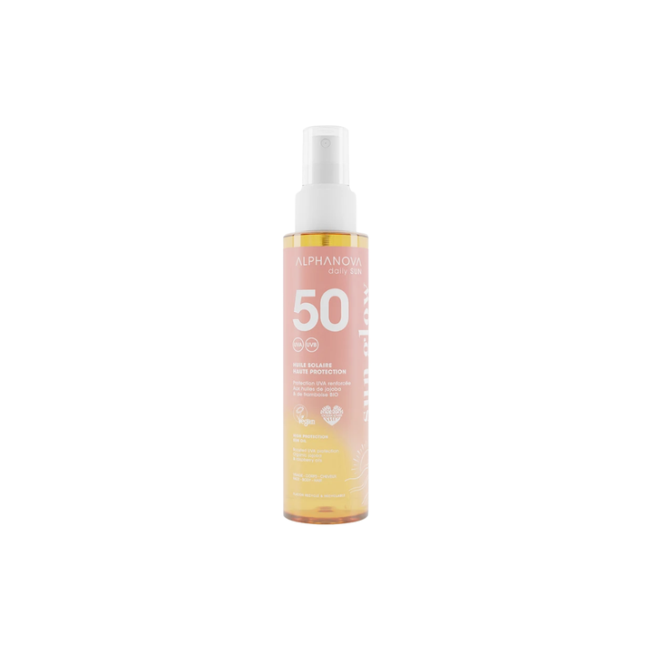 Alphanova Sun Glow Huile Solaire Spf50 125ml