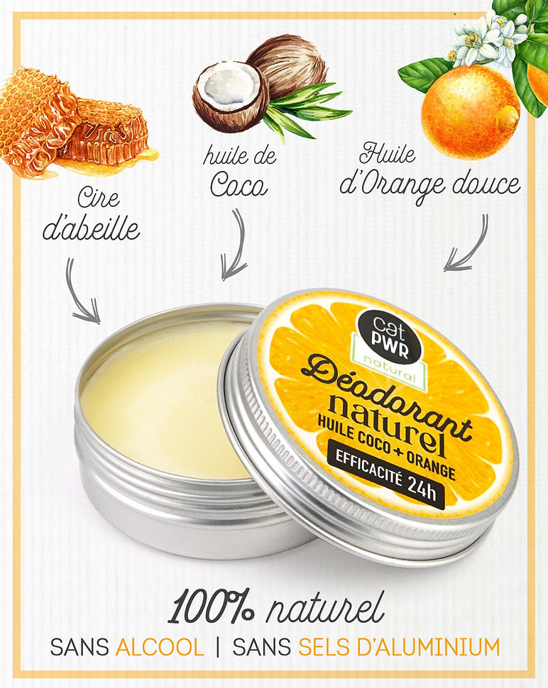 Anti-Transpirant / DÉODORANT NATUREL Efficacité 24H Sans Sel d'Aluminium | UrbanK URBANK