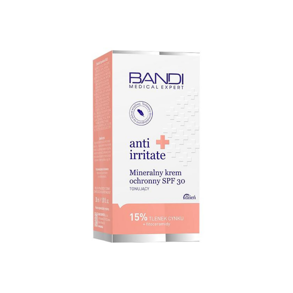 باندي Anti-Irritate+ كريم مهدئ ومرمم بأكسيد الزنك 15% للبشرة المتهيجة 30 مل