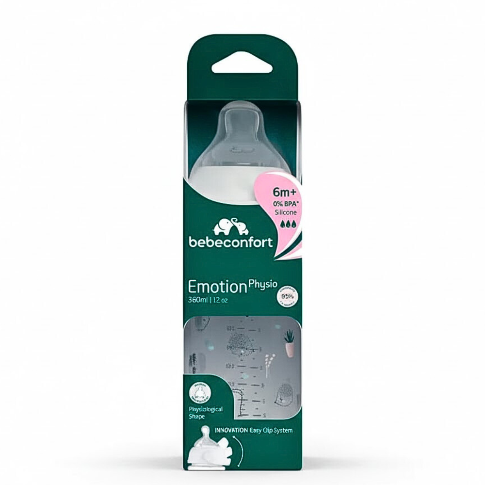 BB CONF BIB PP EMOTION PHYSIO 360 ML URBAN GARDEN BLANC 2204