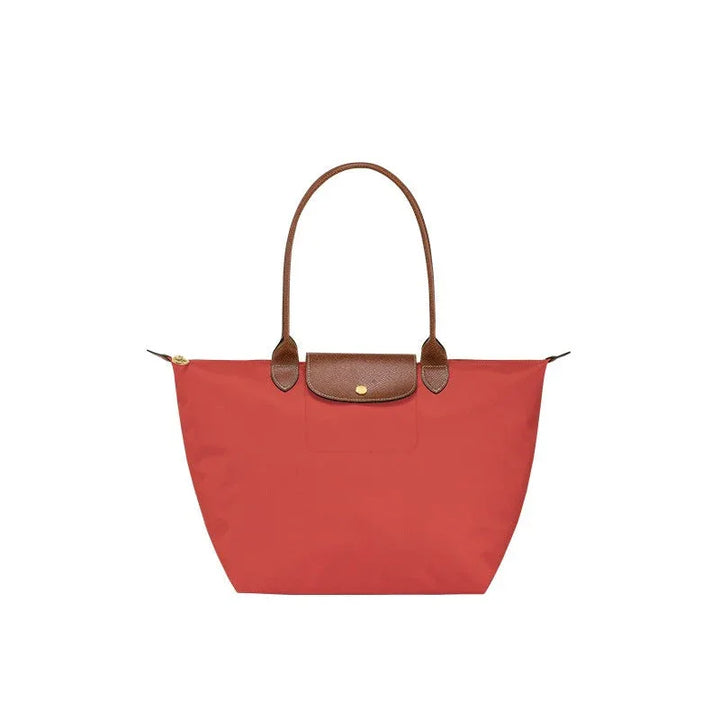 Sac Le Pliage Original M Longchamp – Sac Tote en Toile Recyclée avec Anses en Cuir