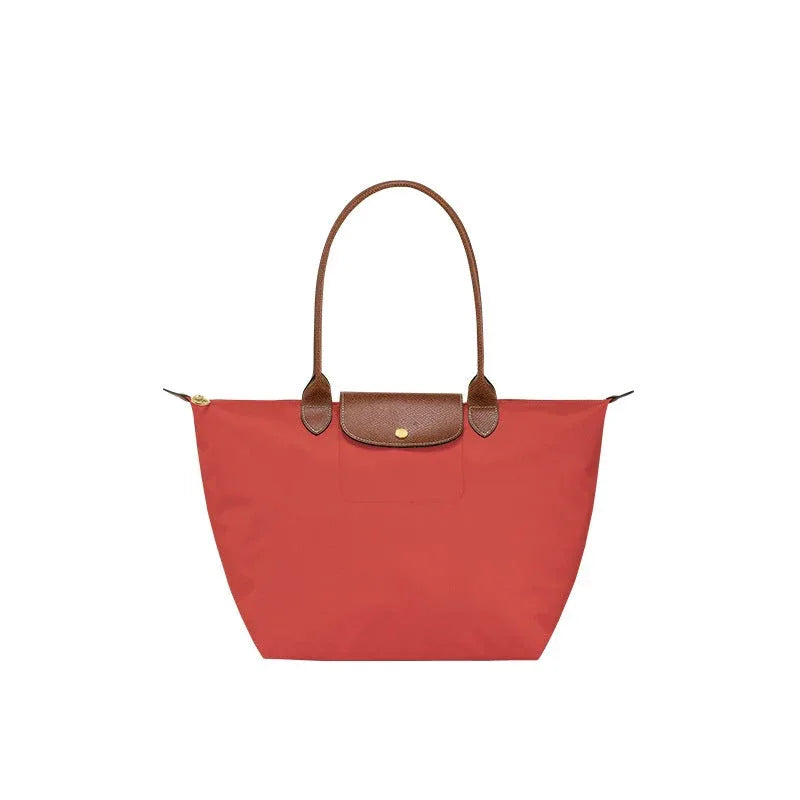 Sac Le Pliage Original M Longchamp – Sac Tote en Toile Recyclée avec Anses en Cuir