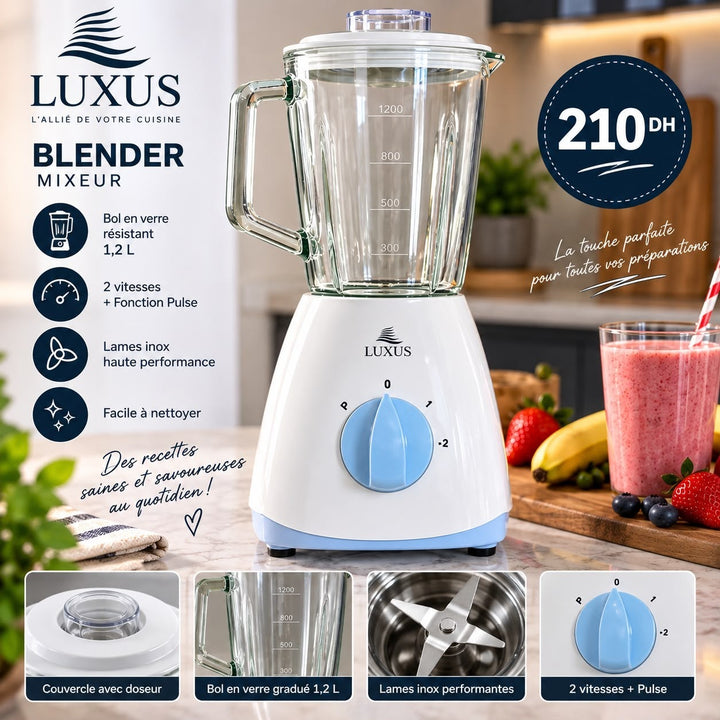BLENDER LUXUS 1.8L 500W RBL-07