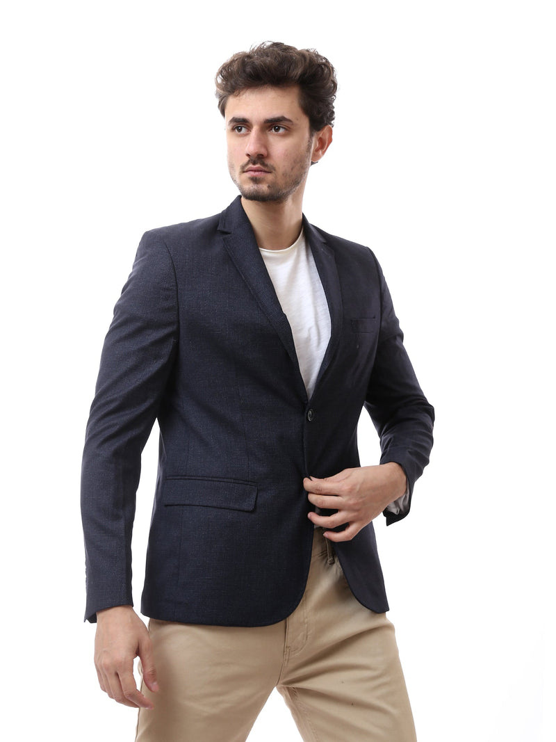 Blazer Homme Élégant à Deux Boutons et Col Tailleur - BLZ24WWBR28637TM1