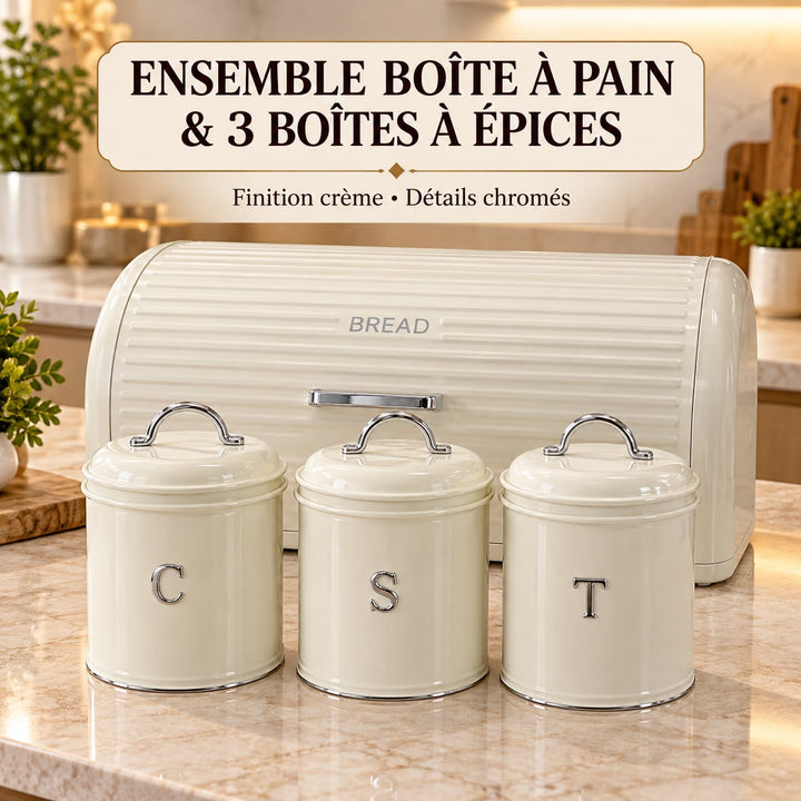 BOITE A PAIN + 3 BOITE A EPICE