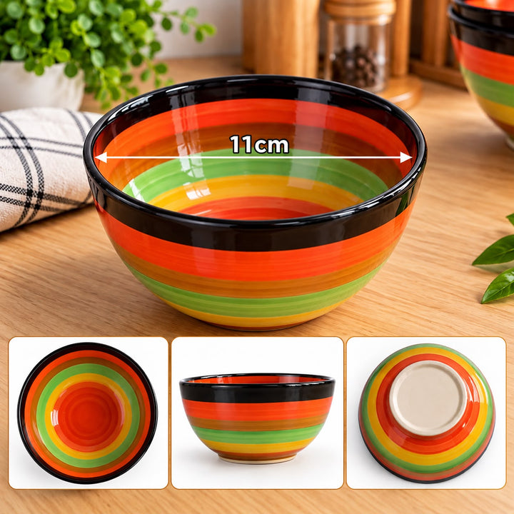 6 BOLA SOUPE COULEUR 10CM