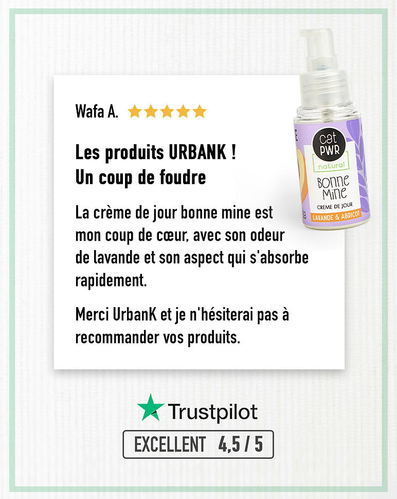 BONNE MINE Crème de Jour Hydratante et Défatigante à l'Abricot | UrbanK URBANK