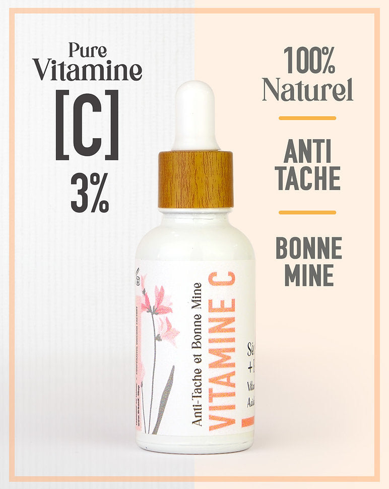 BOOSTER D'ECLAT Sérum de Jour à la VITAMINE C pure [3%] + HA | UrbanK URBANK