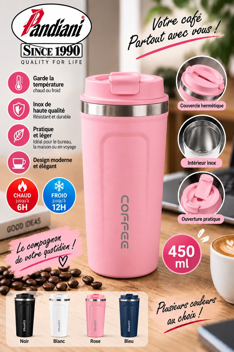 BROC INOX 304 450ML JOEY/MUG BLANC 2024008964162