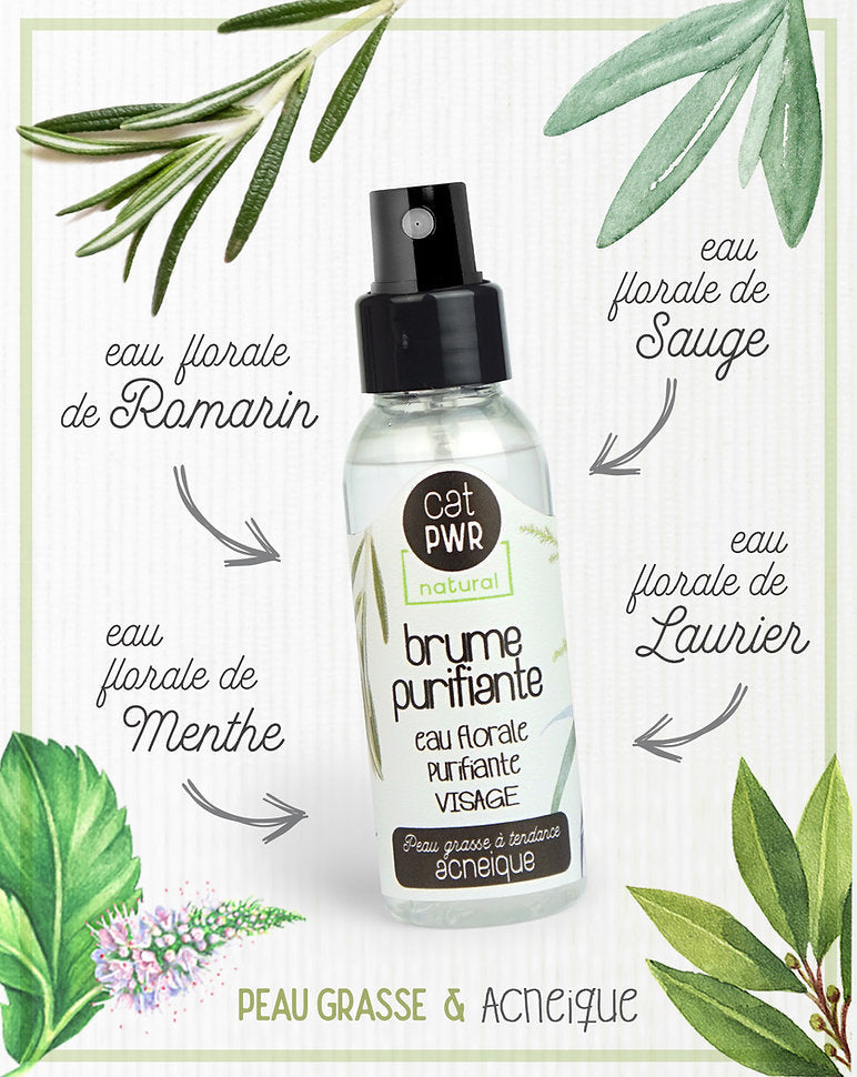 BRUME PURIFIANTE Visage Anti-Imperfection pour Peau Mixte à Grasse | UrbanK URBANK