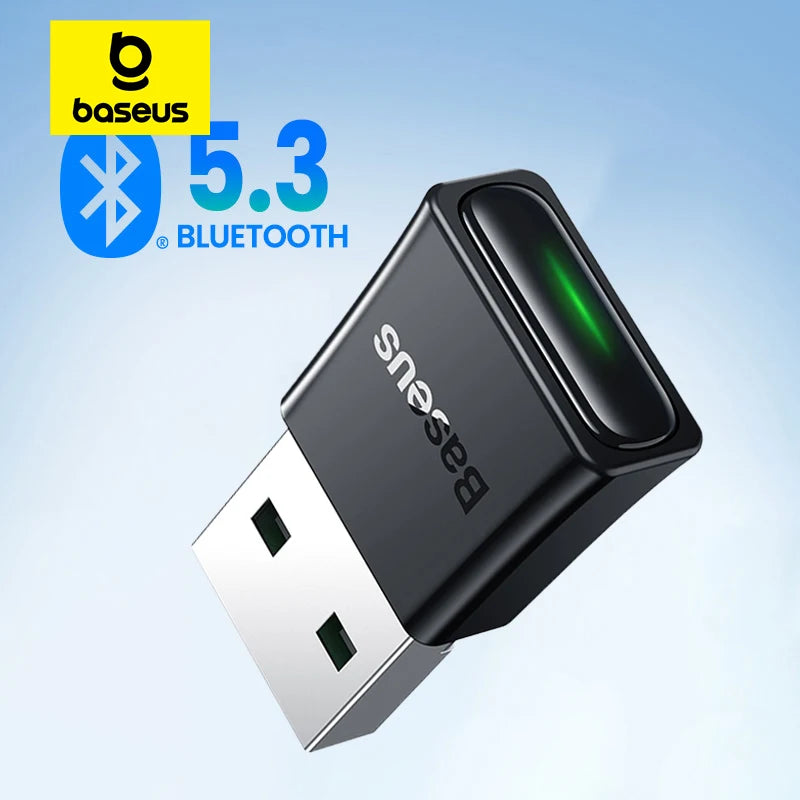 بيسوس محول بلوتوث USB 5.3 للكمبيوتر – مستقبل ومرسل لاسلكي