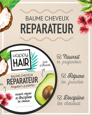 Baume RÉPARATEUR pour Cheveux Secs, Abîmés et Cassants  | UrbanK URBANK