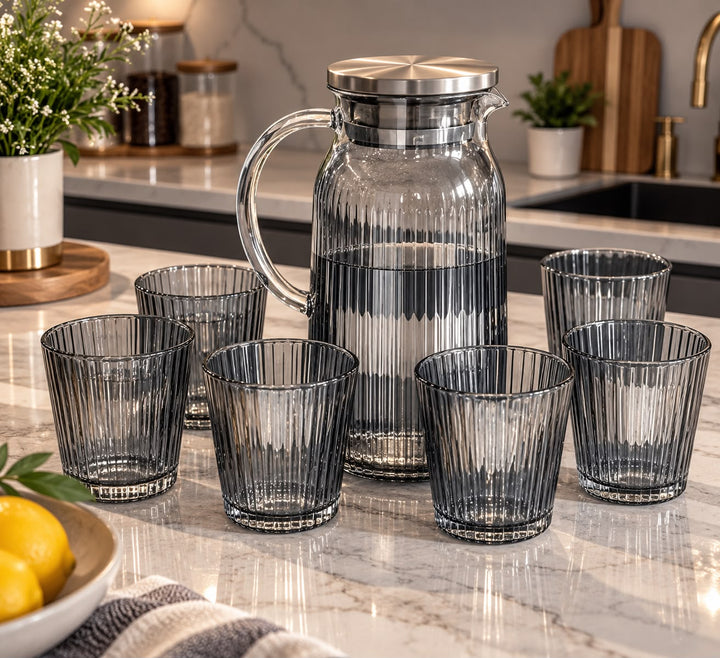 SERVICE A EAU 7PC CARAF 1,56L VERRE 260ML