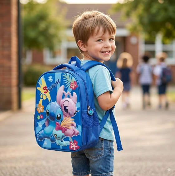 Cartable 3D Bombé Stitch – Finition Premium & Qualité Supérieure