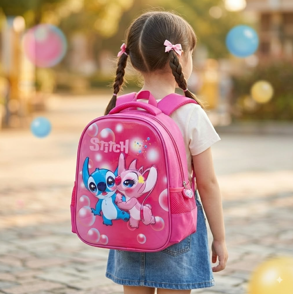 Cartable 3D Bombé Stitch – Finition Premium & Qualité Supérieure