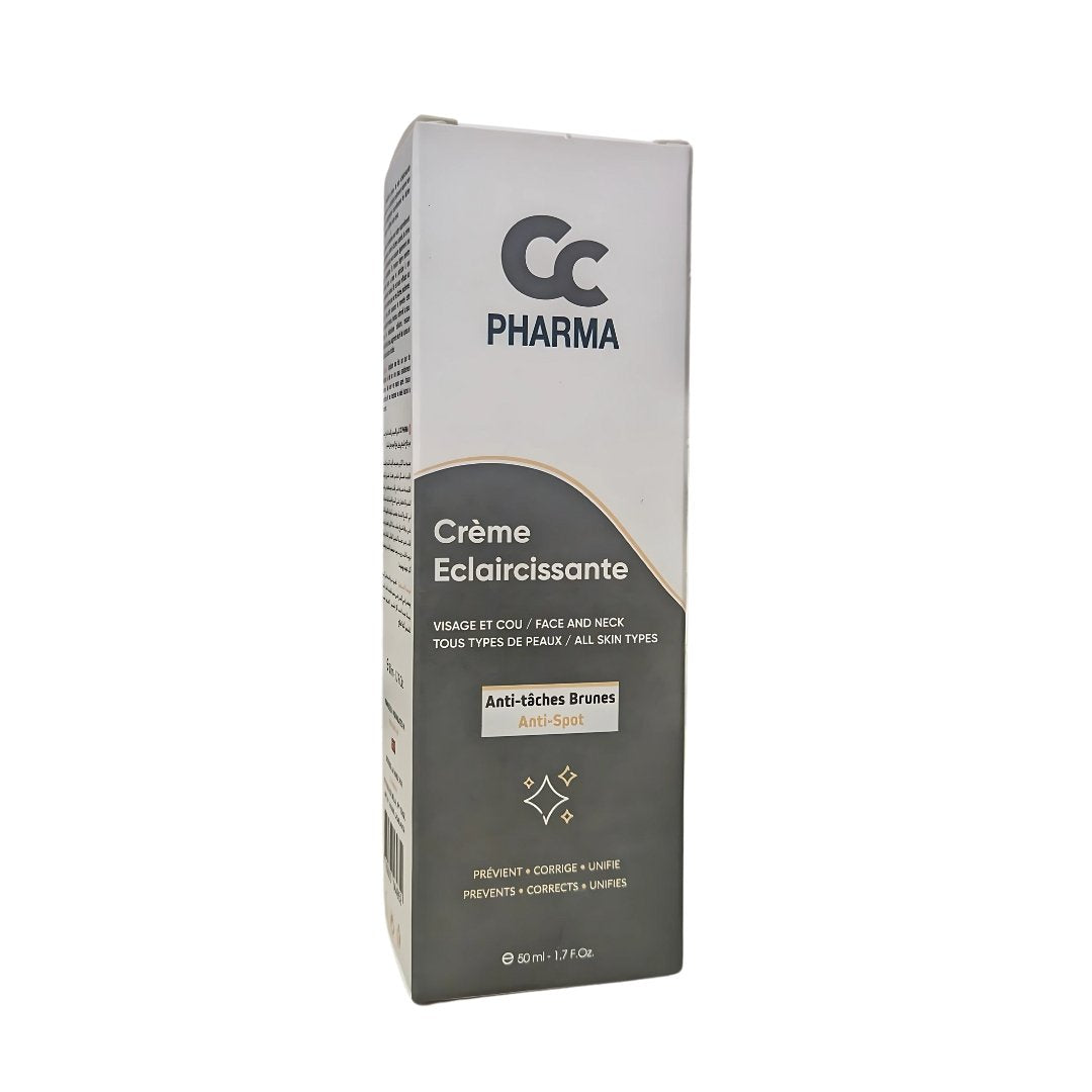 CC PHARMA Crème Eclaircissante Visage &amp; Cou 50ml