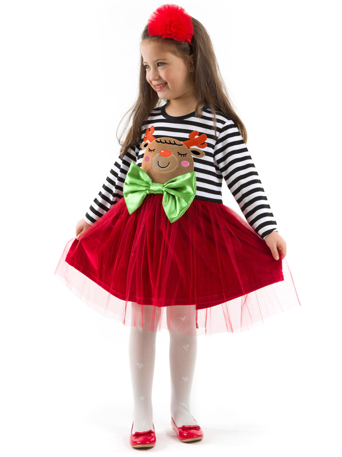 <tc>Robe de Nouvel An pour fille avec tulle "Kokoş"</tc>