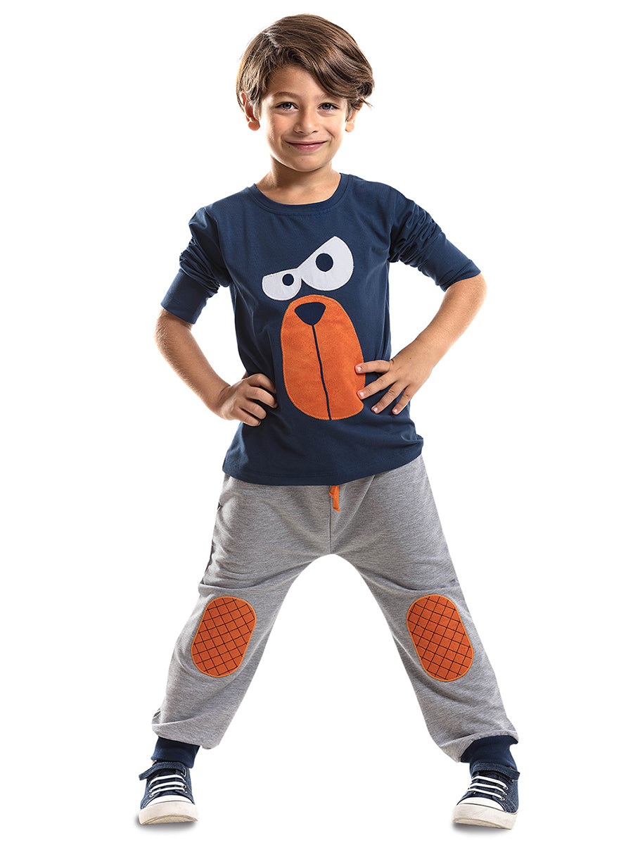 <tc>Ensemble t-shirt et pantalon pour garçon Ciddiyim.</tc>