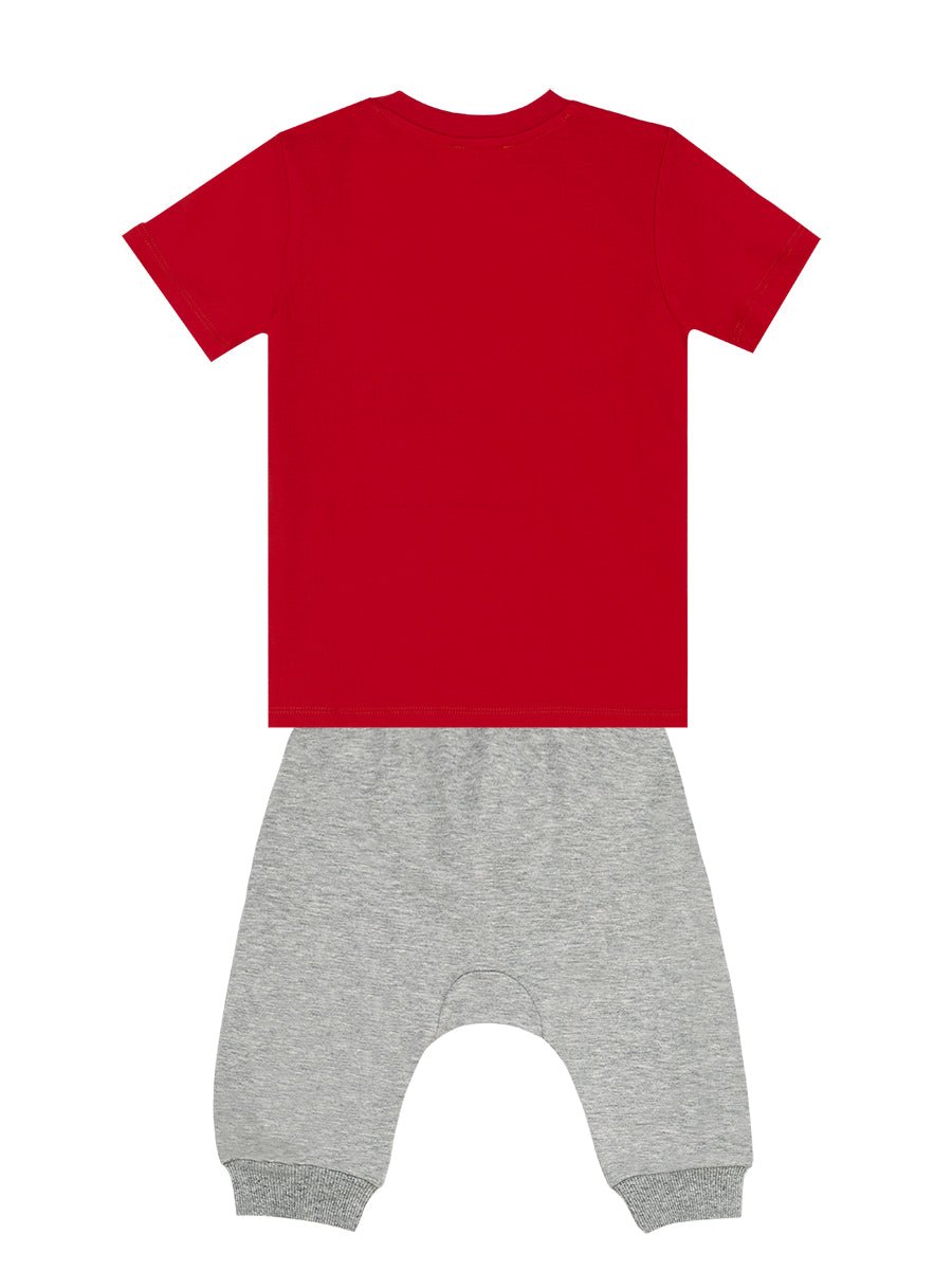 kahkaha erkek çocuk t-shirt kapri şort takim - Justyol