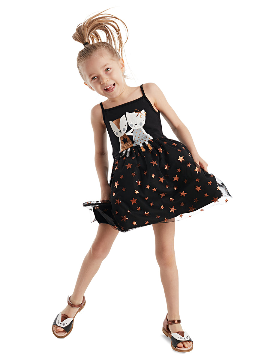 Robe pour fille étoilée