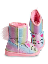 <tc>Bottes pailletées pour fille "Chat" multicolores</tc>