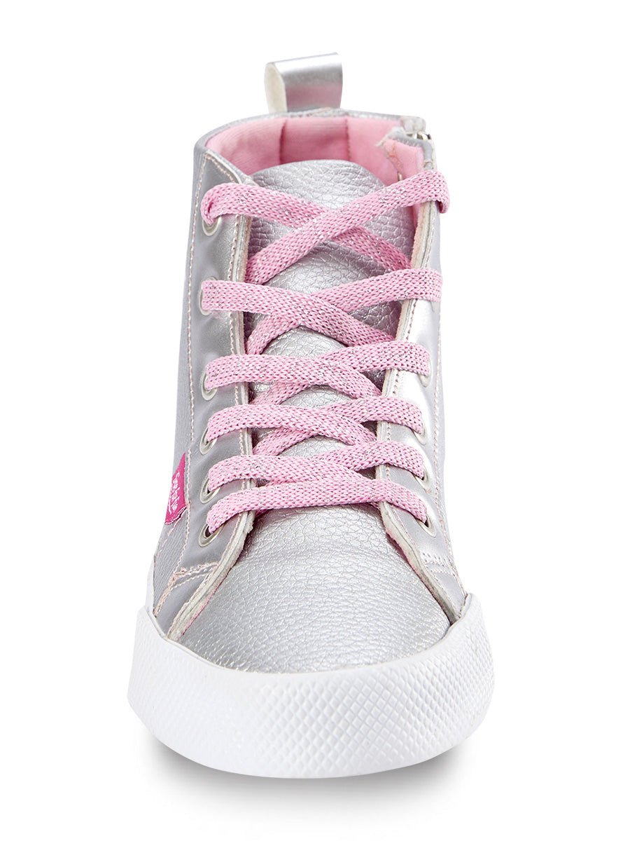 kanatli unicorn gümüş kiz çocuk sneakers - Justyol