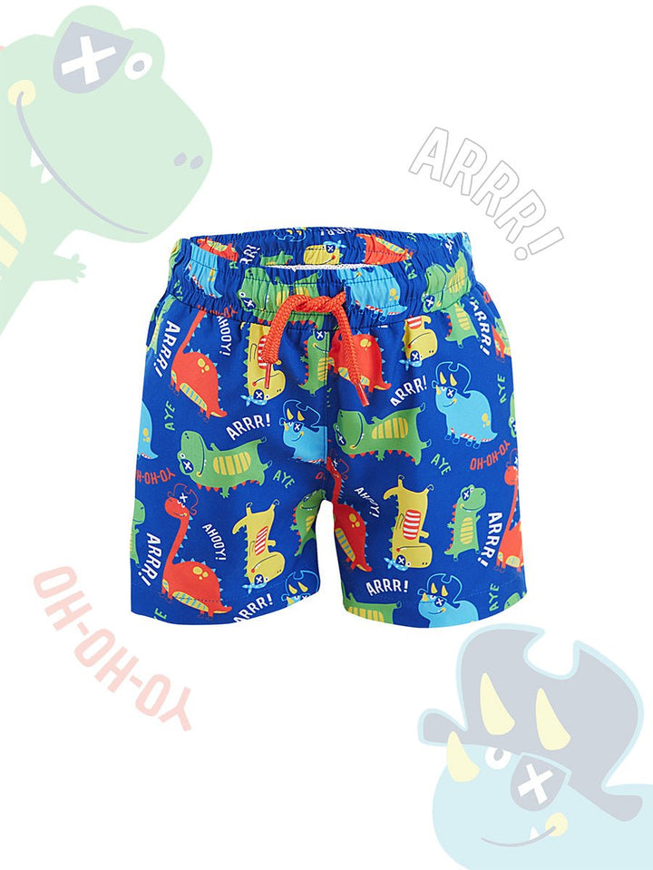 Short de Bain Garçon Motif Dinosaure – Confort & Sécurité