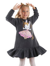 <tc>Robe pour fille avec un lapin pailleté</tc>