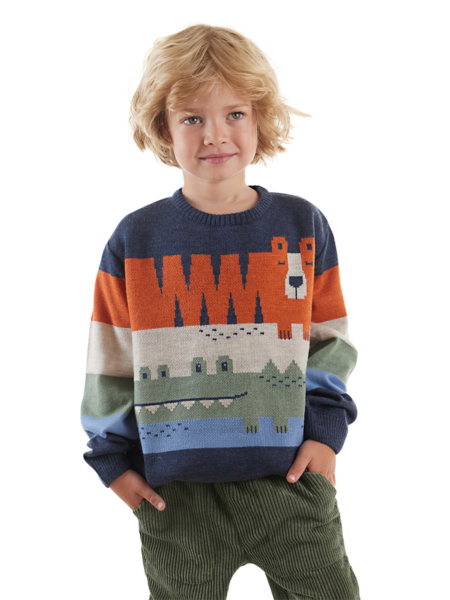 <tc>pull-over animaux pour garçon</tc>