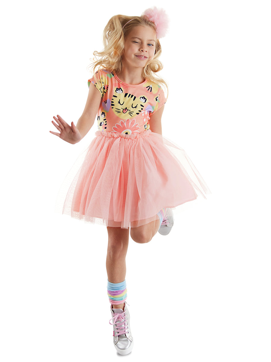 <tc>Robe en tulle pour fille "Leo Flower"</tc>