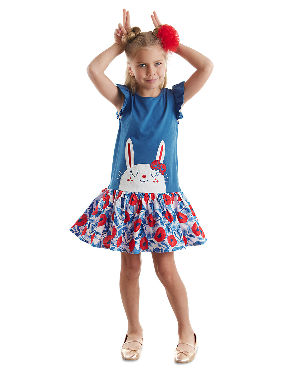 <tc>Robe fleurie pour fille "Lapin Coquet"</tc>