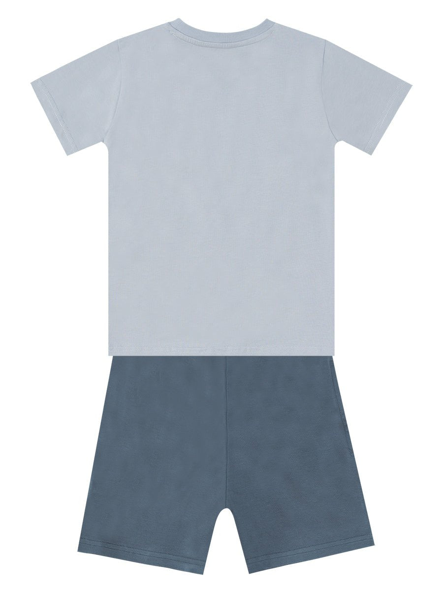 ahoy kedi erkek çocuk t-shirt şort takim - Justyol